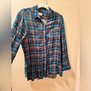 Johnny Was Scarf Back Plaid